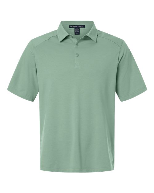 Men's Seaton Pebble Textured Polo – Front