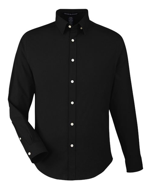 Men's CrownLux Performance® Spencer Poplin Dress Shirt – Front