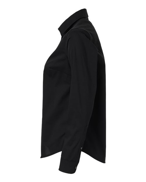 Women's CrownLux Performance® Spencer Poplin Dress Shirt – Detail