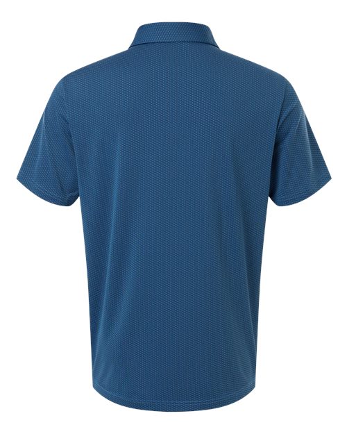 Men's Performance Textured Polo – Back