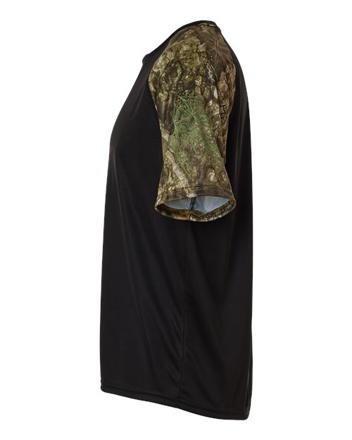 Unisex Realtree® Performance Colorblock T-Shirt – Detail