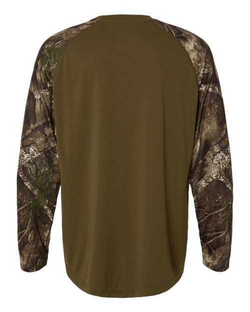 Unisex Realtree® Performance Colorblocked Long Sleeve T-Shirt view 3