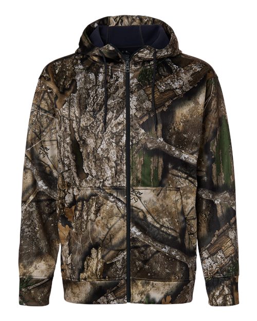 Unisex Realtree® Performance Full-Zip Hooded Sweatshirt – Front
