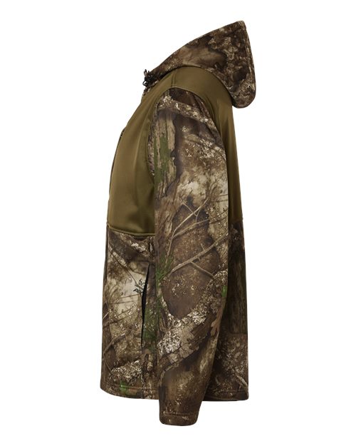 Unisex Realtree® Performance Colorblocked Full-Zip Hooded Sweatshirt view 4