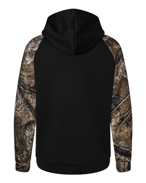 Unisex Realtree® Performance Colorblocked Hooded Sweatshirt – Back