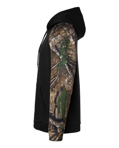 Unisex Realtree® Performance Colorblocked Hooded Sweatshirt – Detail