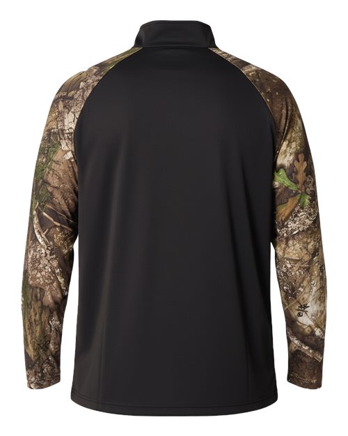 Unisex Realtree® Performance Colorblocked Quarter-Zip Pullover