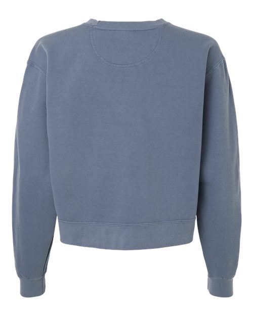 Women's Garment-Dyed Mid-Length Crewneck Sweatshirt