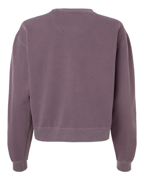 Women's Garment-Dyed Mid-Length Crewneck Sweatshirt