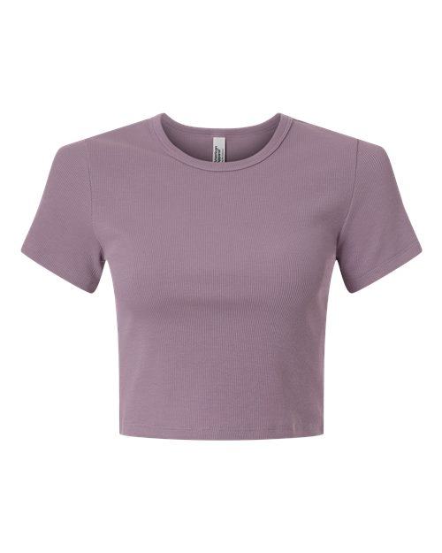 Women's Baby Rib Cropped Tee