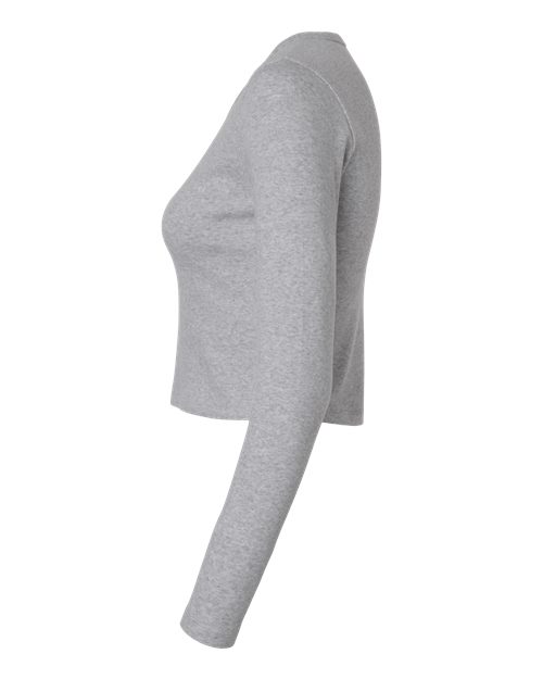 Women's Baby Rib Long Sleeve Cropped Tee