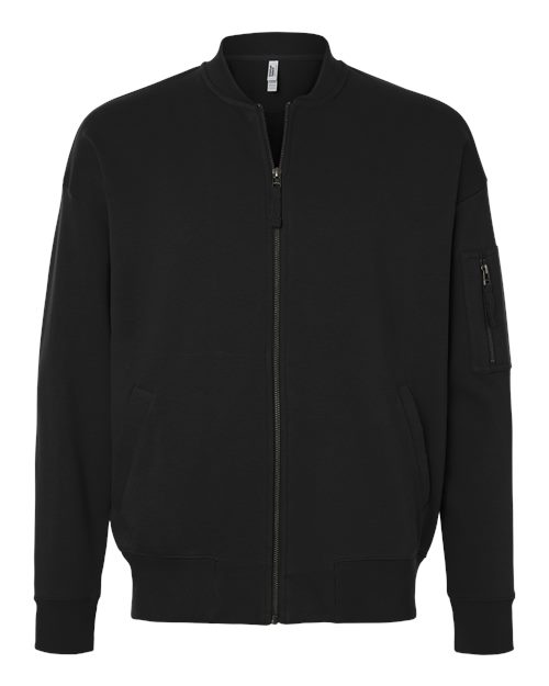 Unisex French Terry Bomber Jacket FTJ77-American Apparel