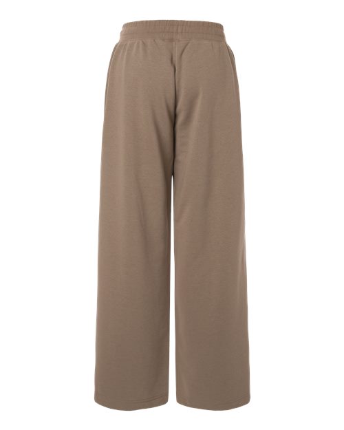 Women's French Terry Wide Leg Pants – Back