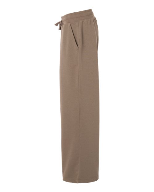 Women's French Terry Wide Leg Pants – Detail