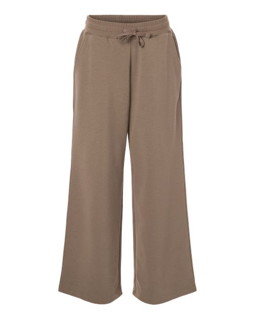 Women's French Terry Wide Leg Pants – Front