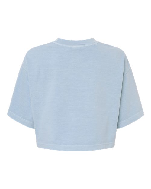 Women's Garment-Dyed Cropped Tee – Back