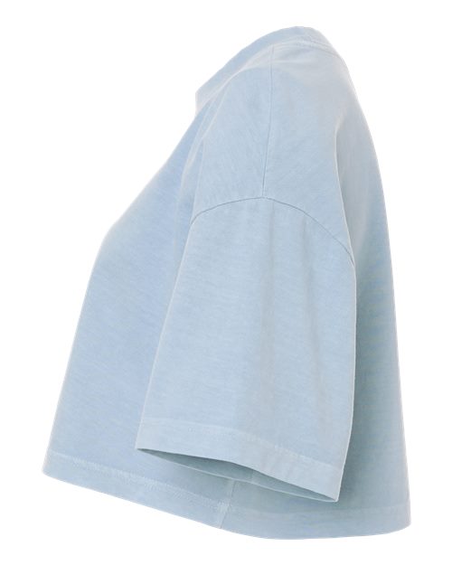 Women's Garment-Dyed Cropped Tee – Detail