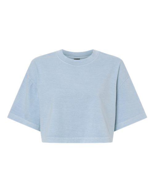 Women's Garment-Dyed Cropped Tee – Front