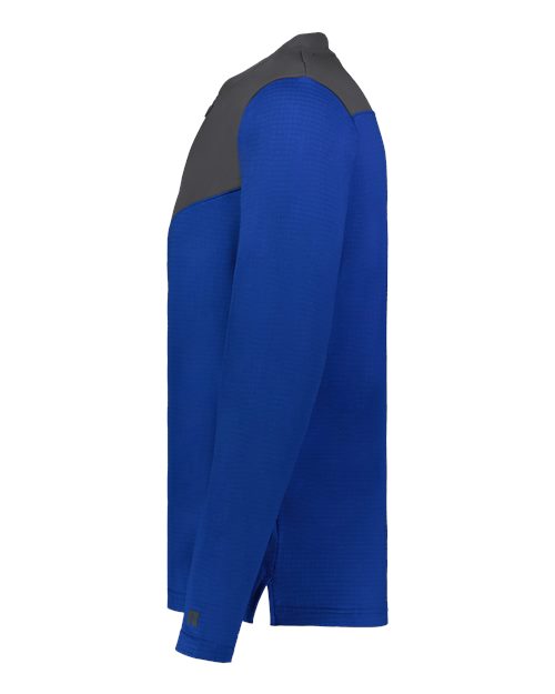 Unisex Sideline Grid Fleece Quarter-Zip Pullover