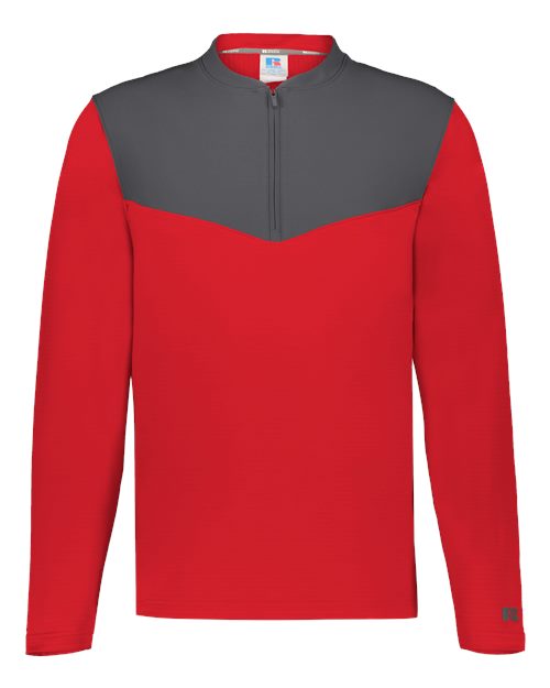 Unisex Sideline Grid Fleece Quarter-Zip Pullover