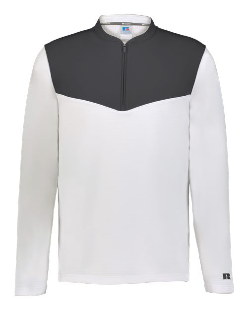 Unisex Sideline Grid Fleece Quarter-Zip Pullover