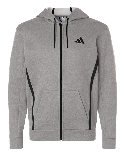 Men‘s Game & Go Fleece Full-Zip Hooded Sweatshirt AT208-Adidas