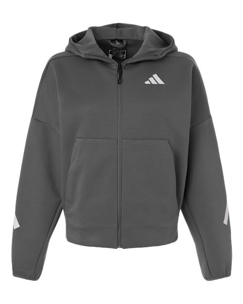 Women‘s Z.N.E Full-Zip Hooded Sweatshirt AT221-Adidas