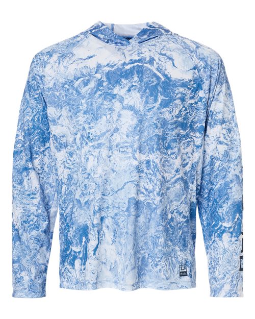 Men's Pursuit Mossy Oak Printed Hooded Long Sleeve T-Shirt