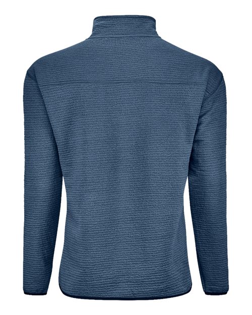 Unisex Pebble Fleece Quarter-Zip Pullover – Back