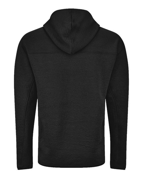 Unisex Pebble Fleece Hooded Pullover – Back