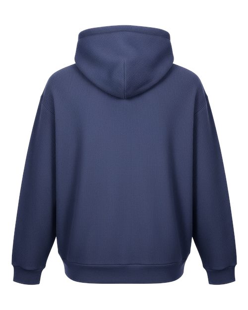 Unisex Corded Pullover Hooded Sweatshirt – Back