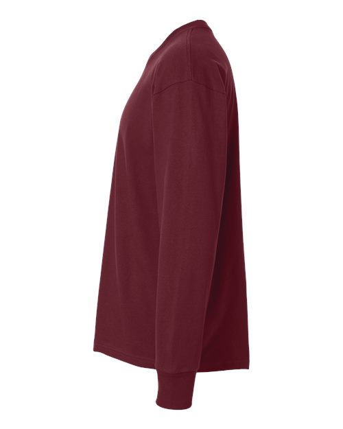 Unisex Heavyweight Long Sleeve T-Shirt – Detail