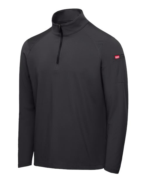 Men's Performance Cadet Collar Quarter-Zip Pullover – Detail