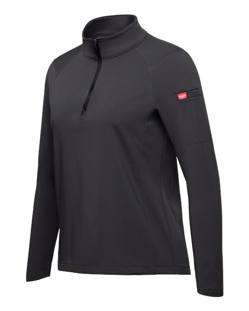 Women's Performance Cadet Collar Quarter-Zip Pullover – Detail