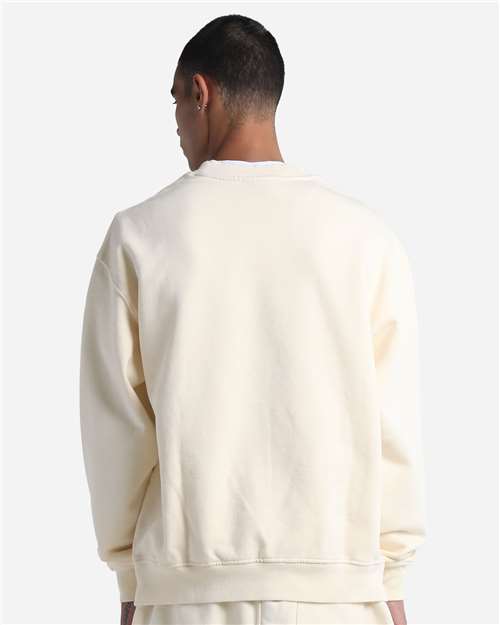 Unisex Max Heavy Fleece Garment-Dyed Crewneck Sweatshirt – Back