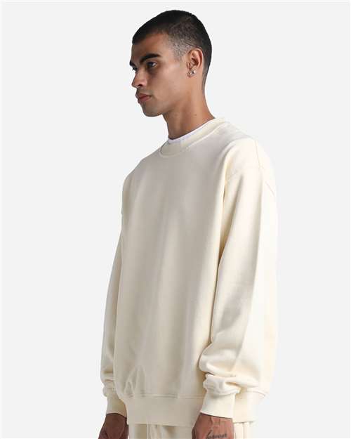 Unisex Max Heavy Fleece Garment-Dyed Crewneck Sweatshirt – Detail