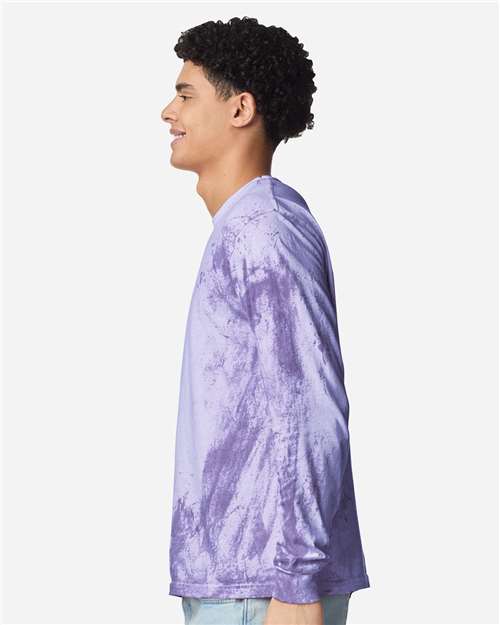 Unisex Colorblast™ Long Sleeve T-Shirt – Detail