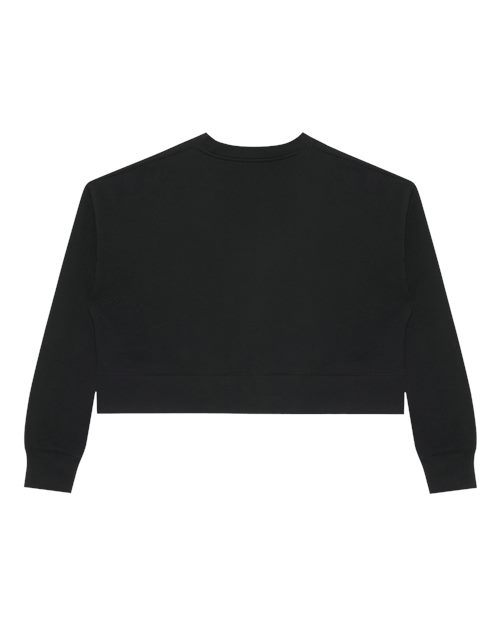 Women's Relaxed Cropped Crewneck Sweatshirt – Back
