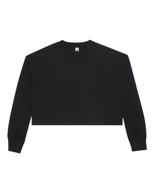 Women's Relaxed Cropped Crewneck Sweatshirt – Front