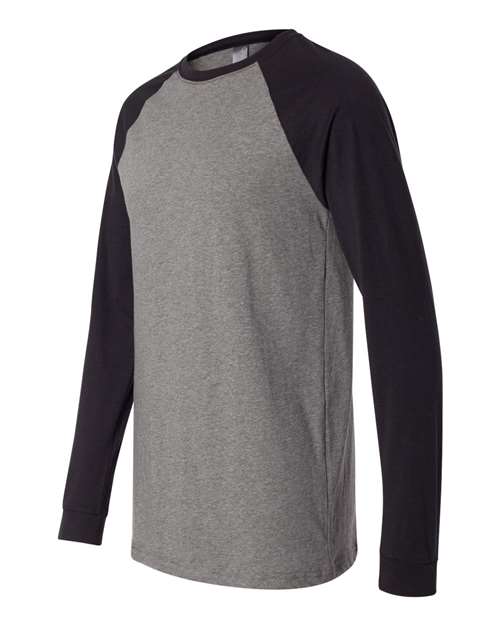 Men's Long Sleeve Jersey Baseball Tee