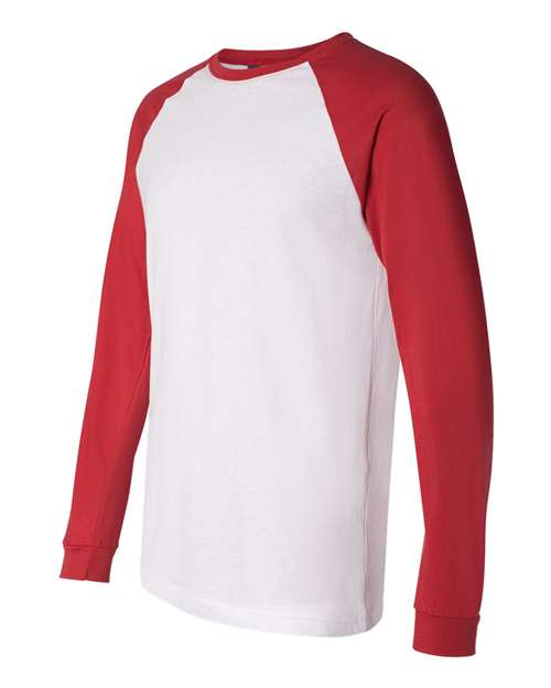 Men's Long Sleeve Jersey Baseball Tee – Side