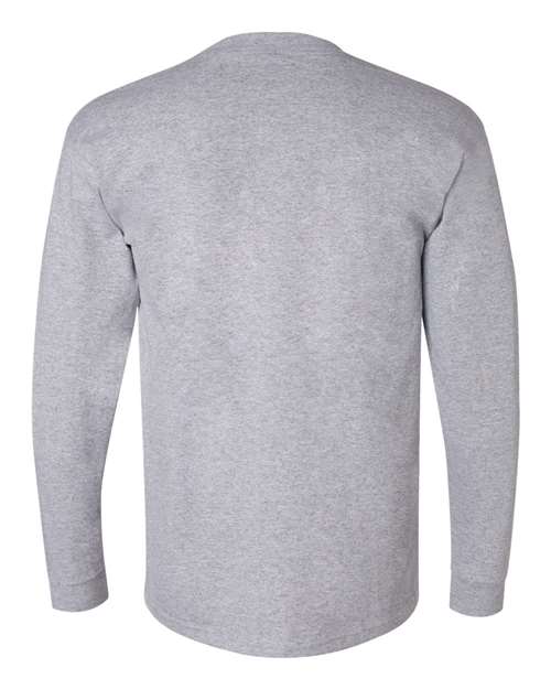 Unisex Union-Made Long Sleeve Pocket T-Shirt