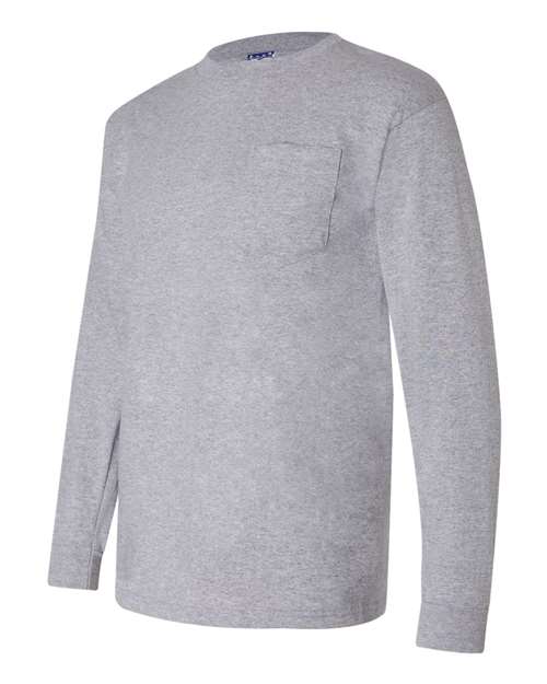 Unisex Union-Made Long Sleeve Pocket T-Shirt
