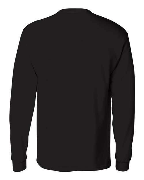 Men's Authentic Long Sleeve Pocket T-Shirt - Black