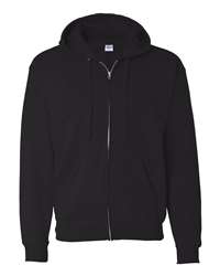 80s〜 USA製 Hanes Full Zip Parka Black Hanes Men's Hooded Sweatshirt, EcoSmart Full Zip Fleece