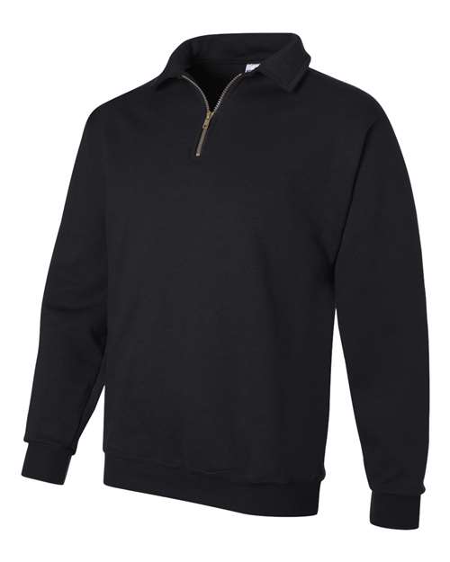 Unisex Super Sweats NuBlend® Quarter-Zip Cadet Collar Sweatshirt