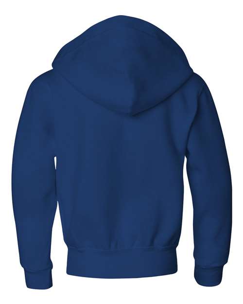 Youth NuBlend® Full-Zip Hooded Sweatshirt