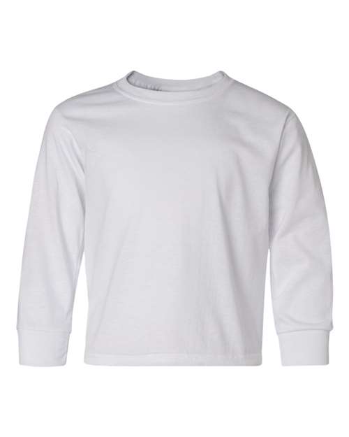 Dri-Power® Youth Long Sleeve 50/50 T-Shirt-JERZEES