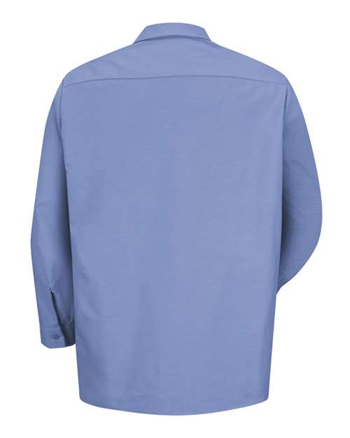 Men's Industrial Long Sleeve Work Shirt – Back