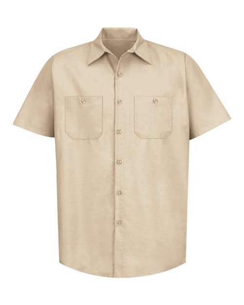 Men's Industrial Short Sleeve Work Shirt